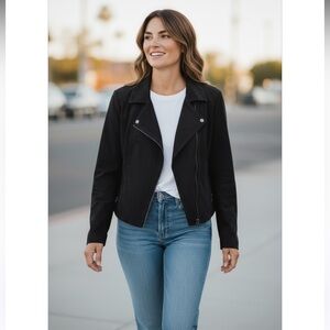 Marc New York Andrew Marc Moto Jacket Size Large